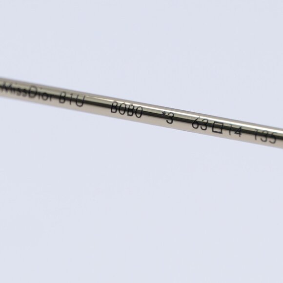 Dior MISSDIOR B1U B0B0 Sunglasses Gold Cat Eye Frame, Blue Lenses - Picture 7 of 11